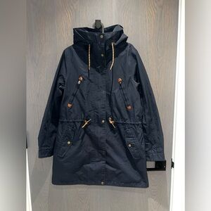 Navy Rain Jacket - Fat Face United Kingdom British Designed